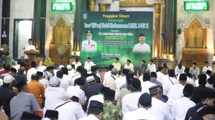 Peringatan Isra Miraj di Masjid Agung Baitul Mukminin Jombang/Ist