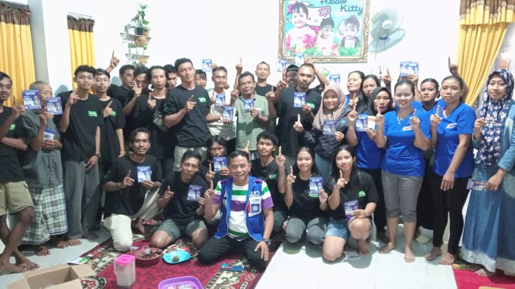 Caleg DPRD Provinsi Jatim Dapil 4 (Banyuwangi Situbondo Bondowoso), Danu Budiyono saat kampanye/Ist
