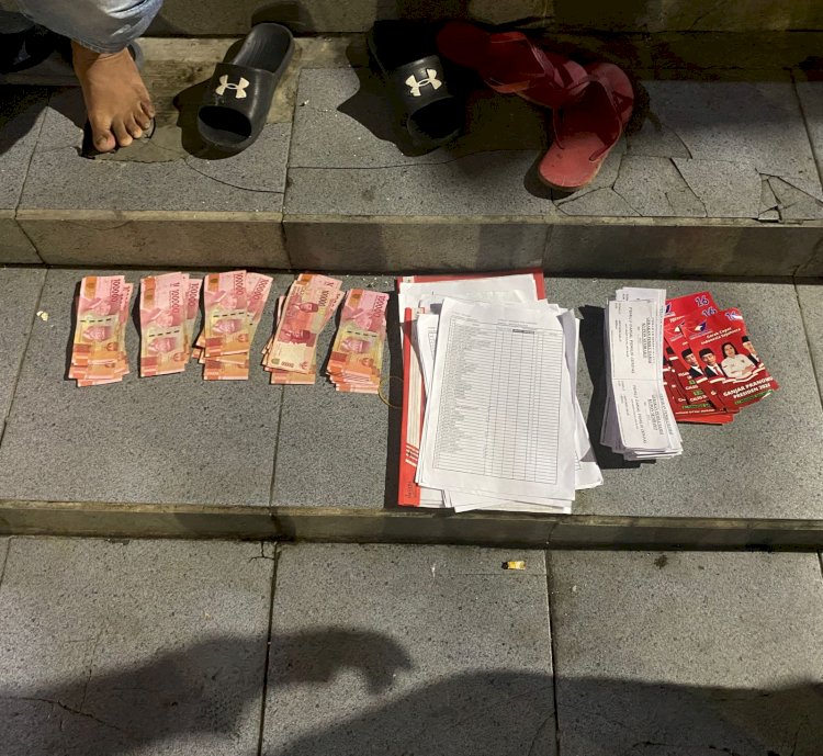 Barang bukti yang diamankan 