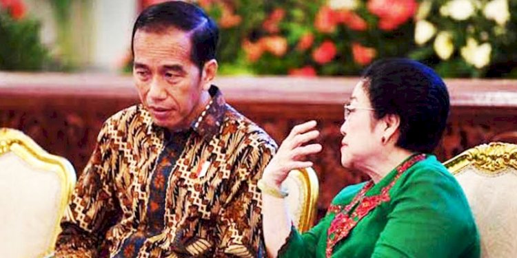 Jokowi dan Megawati/ net 