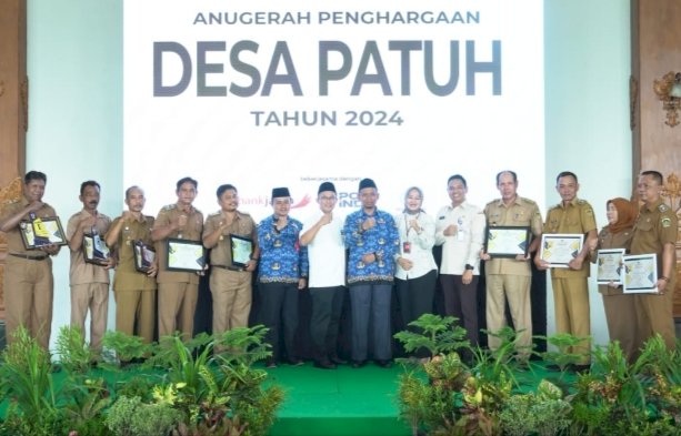 Acara Anugerah Desa Patuh 2024 di Pendopo Ronggo Djoemono Kabupaten Madiun/ist