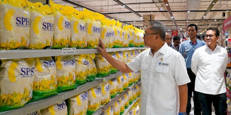 Mendag Zulkifli Hasan memastikan pemerintah akan mempercepat penyaluran beras Bulog untuk menambah stok beras di pasar/Istimewa