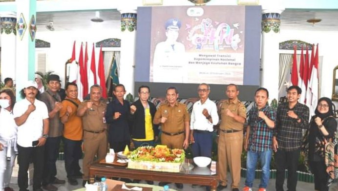 Diskominfo Kabupaten Madiun peringati Hari Pers Nasional dengan menggelar Pra Uji kompetensi Wartawan di Pendopo Muda Graha/ist