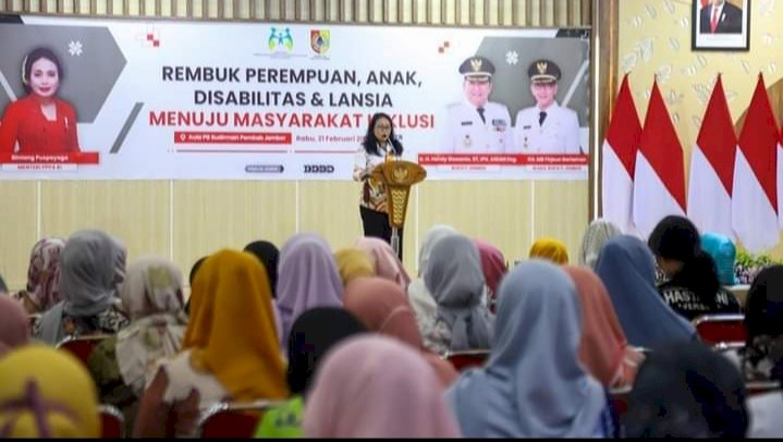 Menteri PPPA RI, I Gusti Ayu Bintang Darmawati di Jember/RMOLJatim