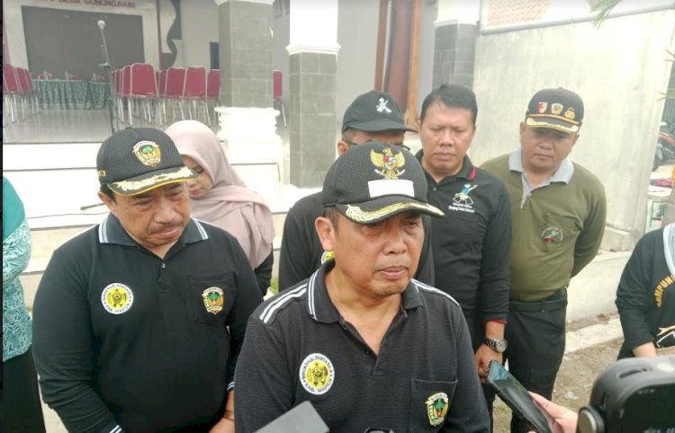 Pj Bupati Madiun Tontro Pahlawanto usai kegiatan gerakan PSN /RMOLJATIM.