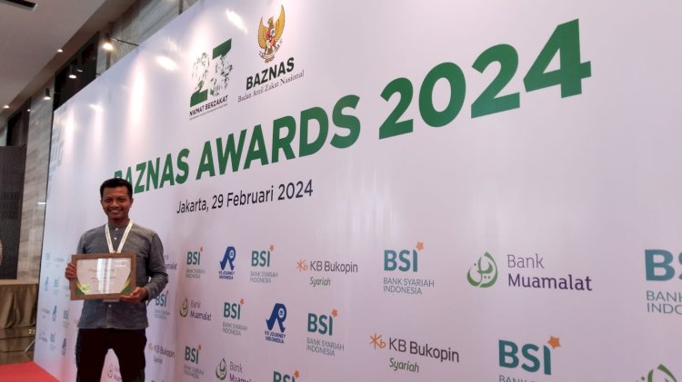 LAZ Taman Zakat memperoleh Baznas Award / ist