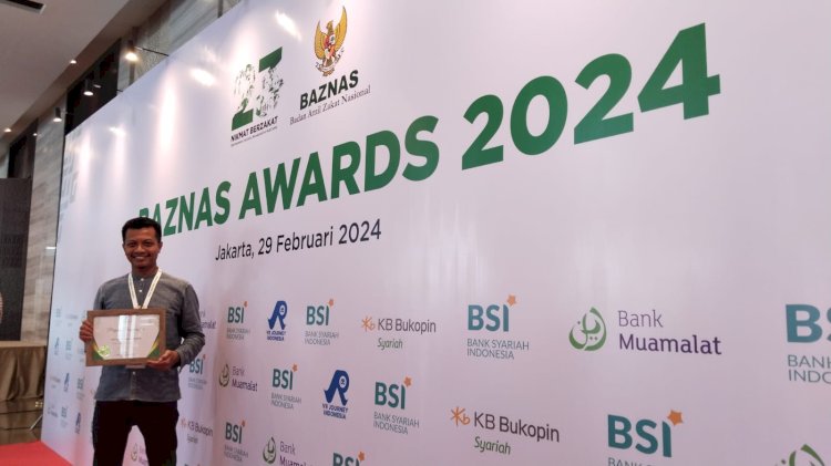 LAZ Taman Zakat memperoleh Baznas Award / ist