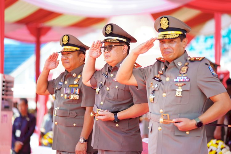 PJ Gubernur Jatim Adhy Karyono saat menghadiri HUT Satpol PP di Jember/dok adpim