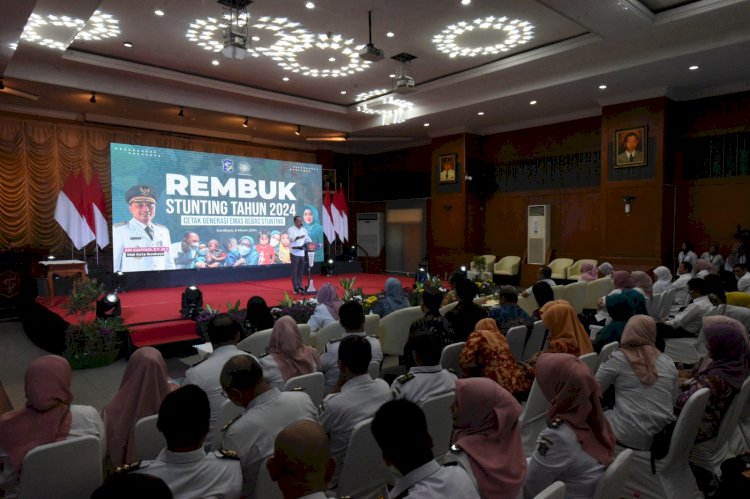 Teks foto: Rembuk stunting tahun 2024/ist