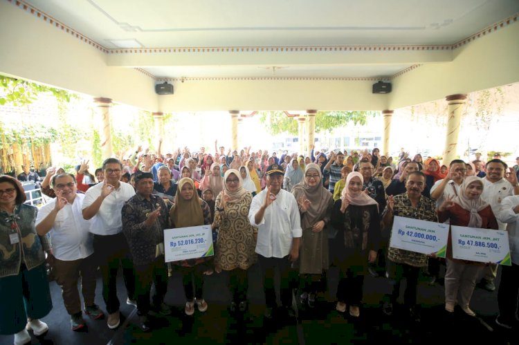 Saat Menko PMK Muhadjir Effendy dan jajaran kunker ke Banyuwangi dan didampingi Bupati Ipuk/Humas Pemkab Bwi