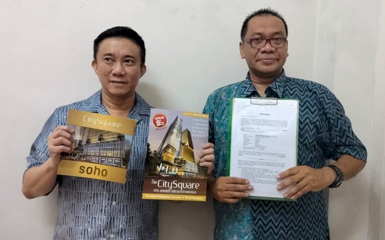 Advokat Hans Edward Hehakaya (kanan) dan Direktur PT Sinar Cemaramas Abadi, Heru Herlambang Alie/Ist