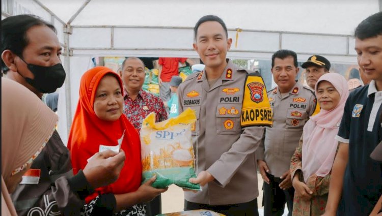 gerakan pangan murah di mapolres jombang/rmoljatim