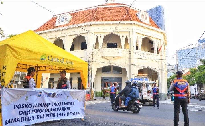 Posko Pengaduan Parkir Ramadan dan Idulfitri 2024/RMOLJatim