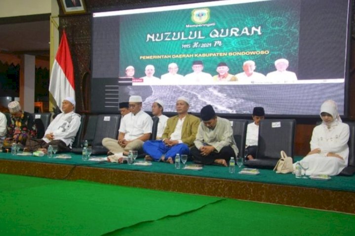 Malam Nuzulul Quran di Pendopo Bupati Bondowoso/ist