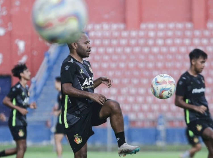 Pemain Persik Kediri melakukan latihan perdana parca libur lebaran/ligaindonesiabaru.com