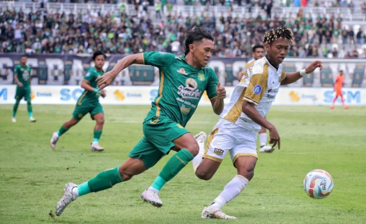 Pertandingan Persebaya Surabaya Vs Dewa United di Gelora Bung Tomo Surabaya/Ist