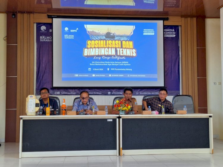 Sosialisasi dan Bimbingan Teknis Izin Komunikasi Radio Antar Nelayan (IKRAN) bagi nelayan 