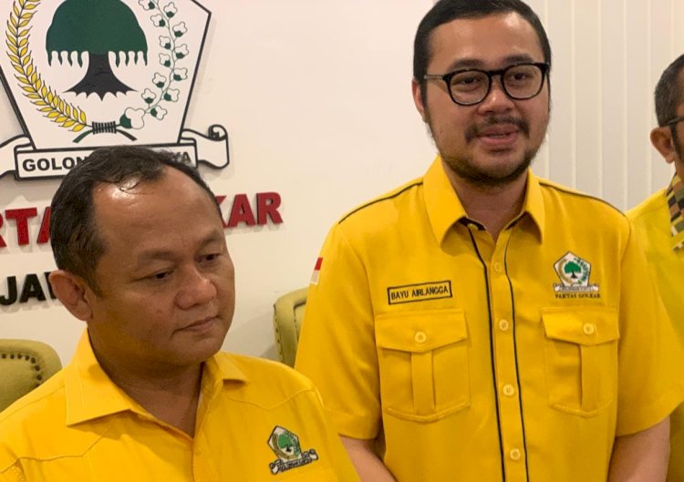 Ketua DPD Golkar Jatim Sarmuji dan Bayu Airlangga/ist