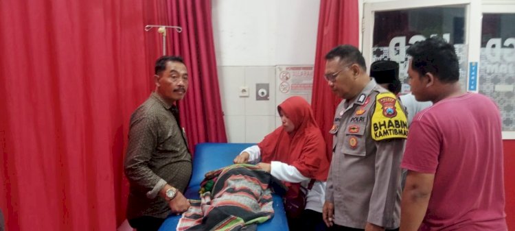Korban saat di Puskesmas Gumukmas/RMOLJatim