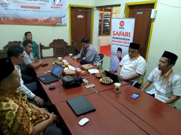Ketua DPW PKS Jatim Irwan Setiawan saat menggelar Safari Pemenangan di Jat6