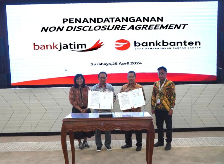 Bankjatim jalin kerjasama dengan Bank Banten 