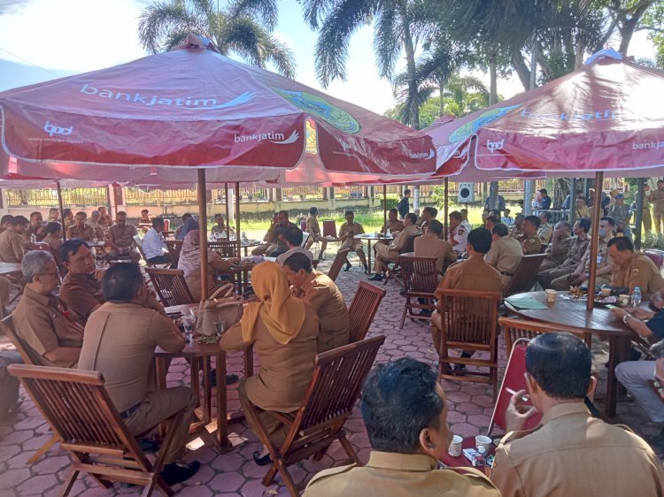 Diskusi dan evaluasi pemkab Bondowoso bersama Forkopimda/RMOLJatim