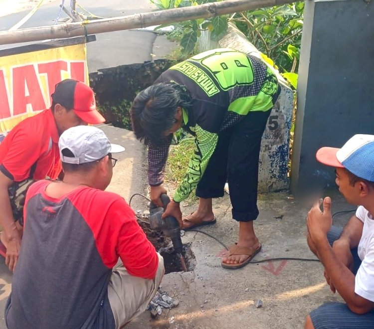 Jembatan di Dau, Kabupaten Malang yang disiapkan akan diperbaiki/Ist