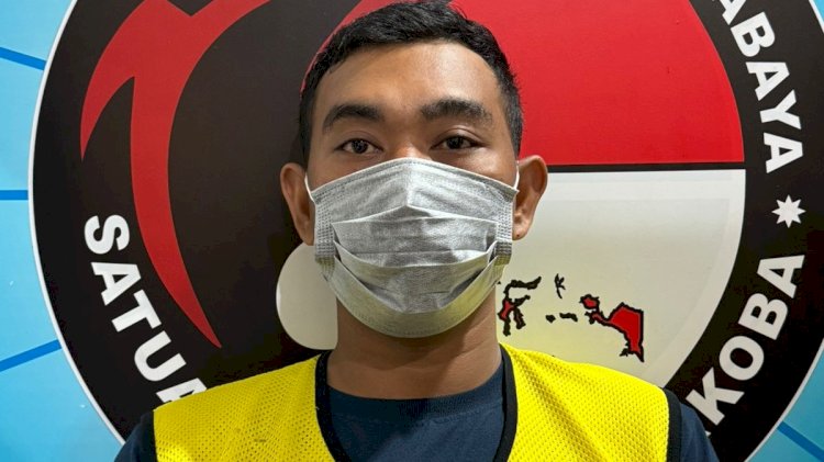 Pelaku yang diamankan / ist 