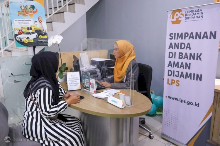 Ilustrasi layanan pembayaran klaim dari LPS kepada nasabah bank yang terlikuidasi/Ist