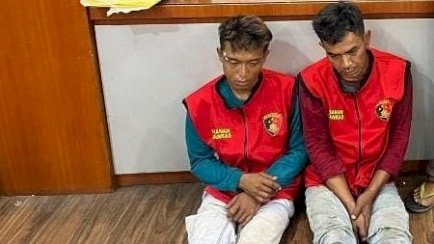 dua dari tiga pelaku yang tertangkap/ ist 