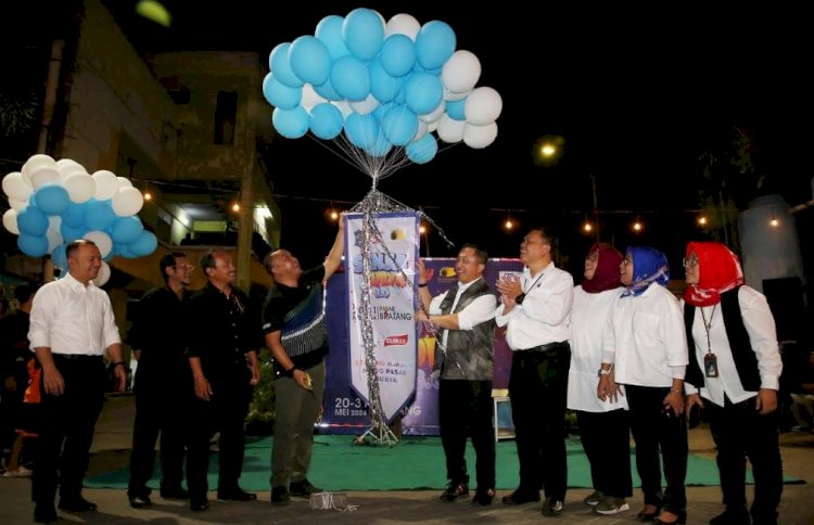 PDPS Launching Senja Surya 3.0 di Pasar Bratang/RMOLJatim