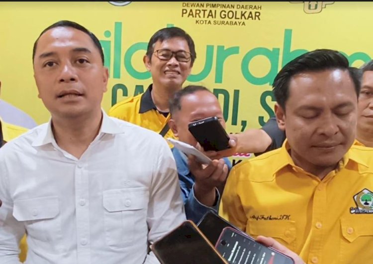  Eri Cahyadi bersama Arif Fathoni/RMOLJatim