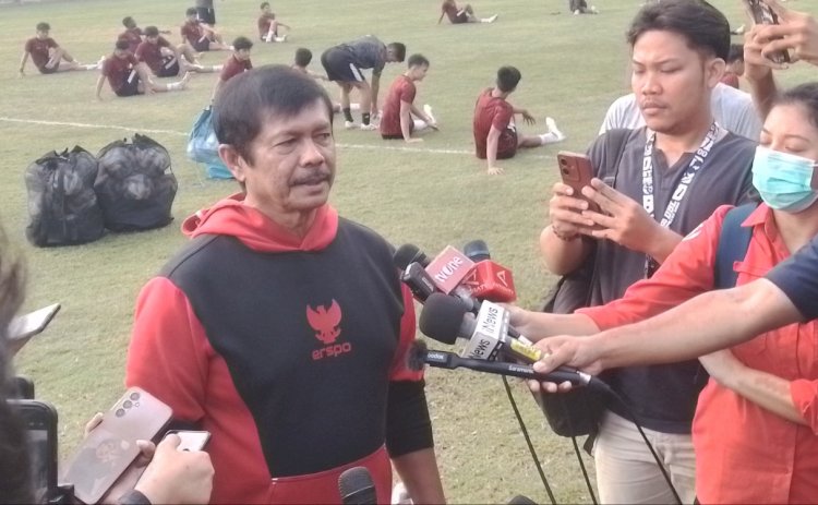 Indra Sjafri di Lapangan B Senayan, Jakarta/RMOLJatim