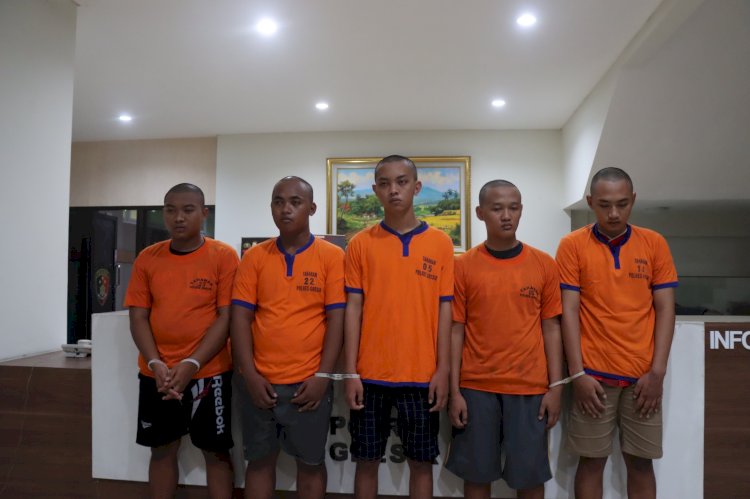 Para pelaku pengeroyokan/Ist