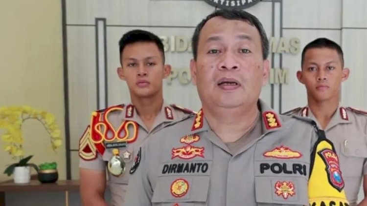 Kabid Humas Polda Jatim Komisaris Besar Polisi Dirmanto/ net 