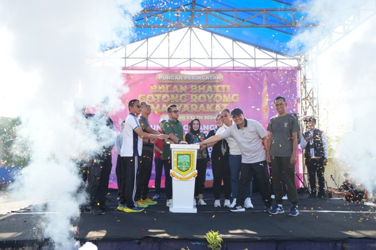 Pj Wali Kota Mojokerto Moh. Ali Kuncoro saat melaunching agenda HUT 106 Kota Mojokerto/ist