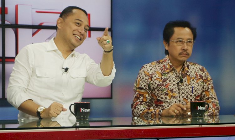Wali Kota Eri Cahyadi bersama Baktiono/RMOLJatim