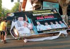 Komitmen Maidi Tak Jelas, Relawan Petir Kota Madiun Turunkan Banner Dukungan