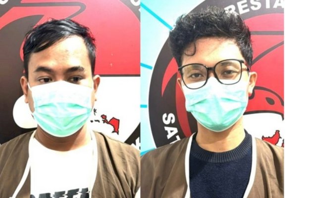 Dua pengedar sabu yang tertangkap 
