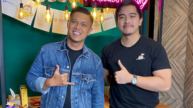 Teks foto: Kaesang Pangarep bersama Hendy Setiono/ist