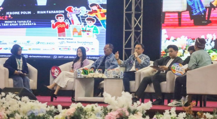 Acara 'Gen Z Suroboyo Beraksi dan Menginspirasi' di Graha UNESA Lidah Wetan Surabaya/ist