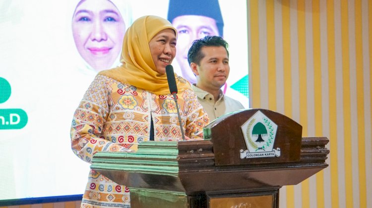 Khofifah dan Emil Dardak/RMOLJatim