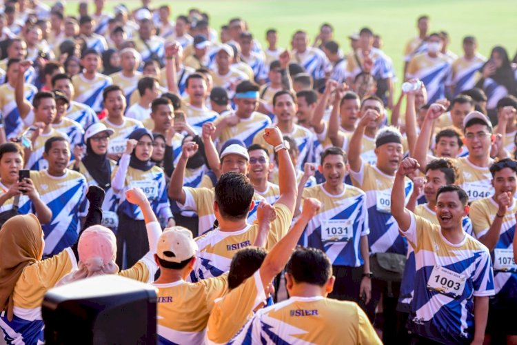 Karyawan SIER di kegiatan SIER Industrial Run 2024