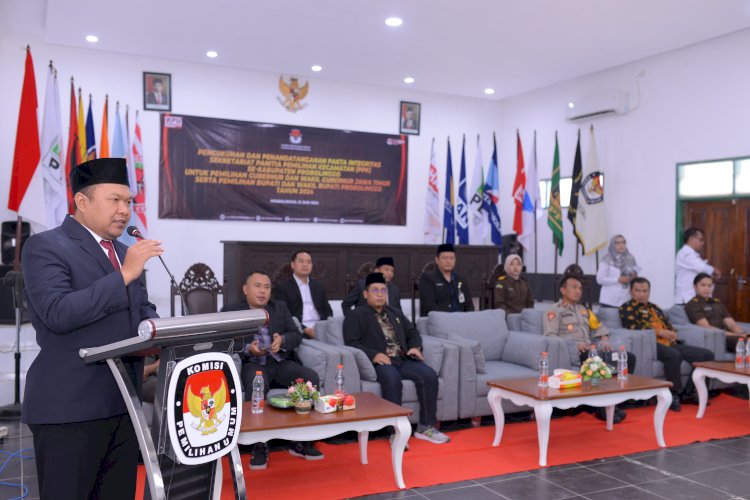 Ketua KPU Kabupaten Probolinggo, Ali Wafa. /RMOL Jatim