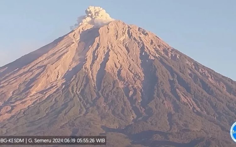 Gunung Semeru erupsi/ist