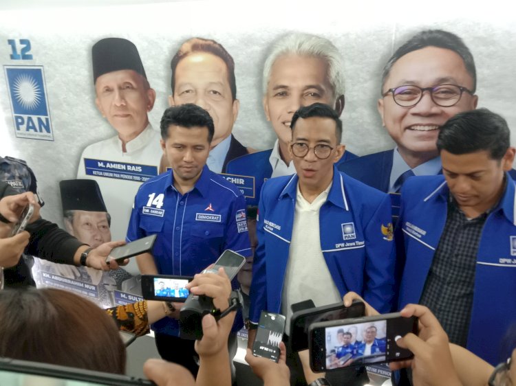 Ketua DPD Demokrat Jatim, Email Dardak dan Ketua DPW PAN Jatim, Rizki Sadig/ RMOLJatim