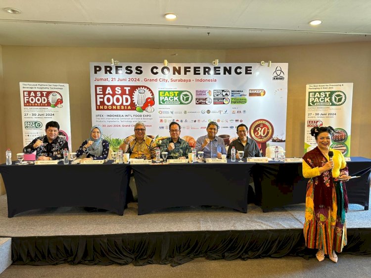 Konferensi pers pameran IIFEX di Surabaya 