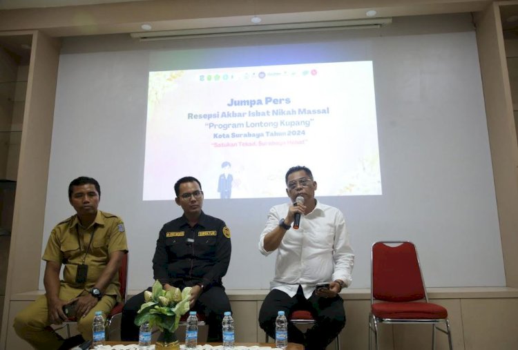 Eddy Christijanto saat jumpa pers/RMOLJatim