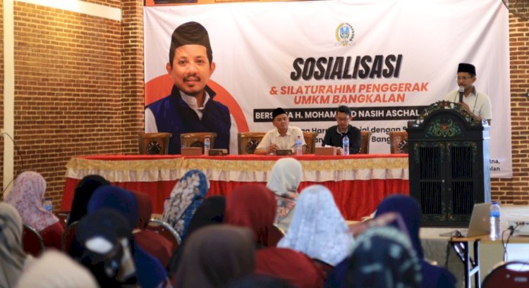 Ra Nasih Sosialisasi Pemanfaatan media digital promosi produk UMKM Bangkalan/RMOLJatim