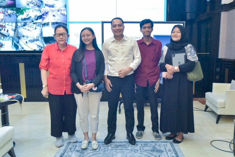 Wali Kota Eri bersama ACI/RMOLJatim